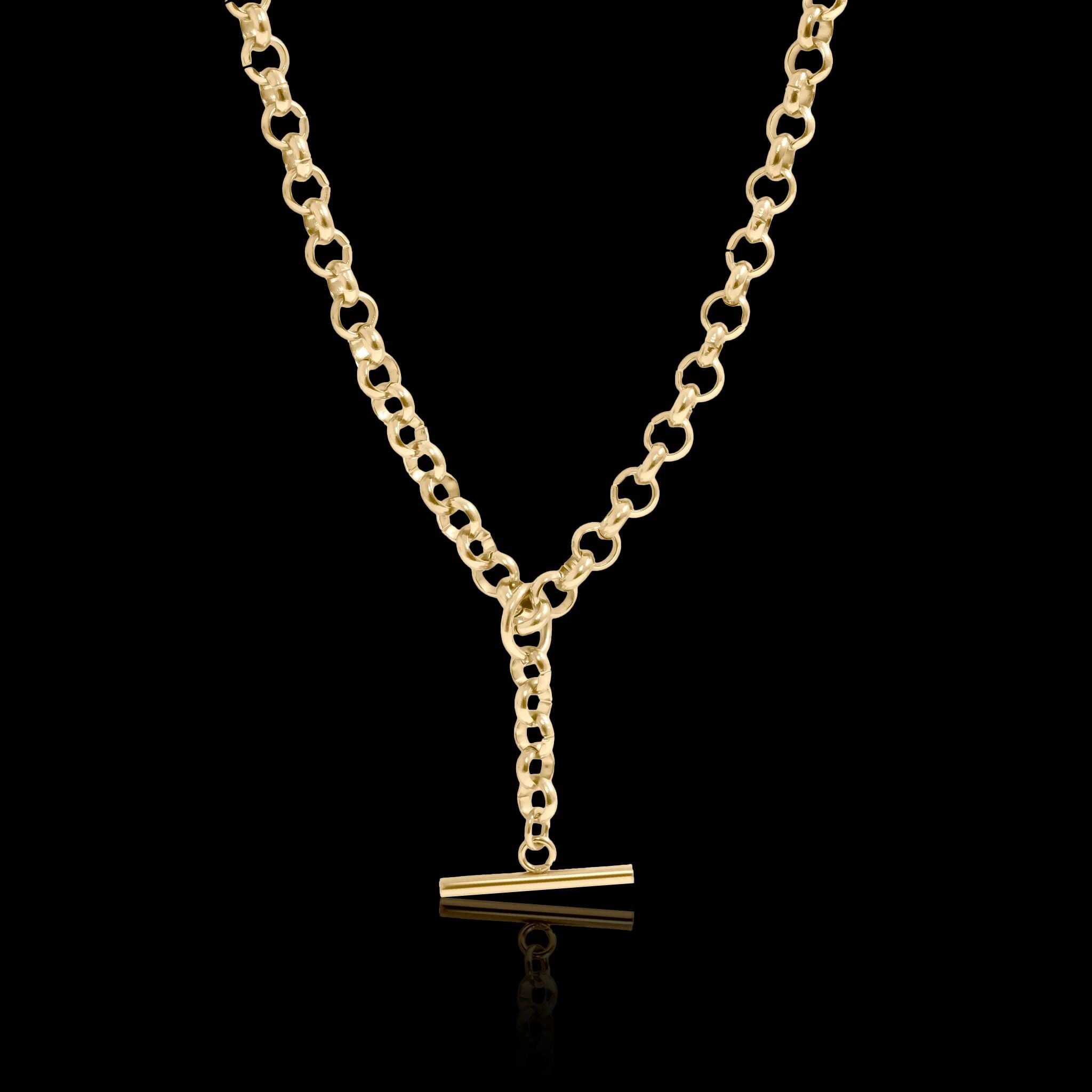 T-Bar Necklace – Biker Jewelry Shop