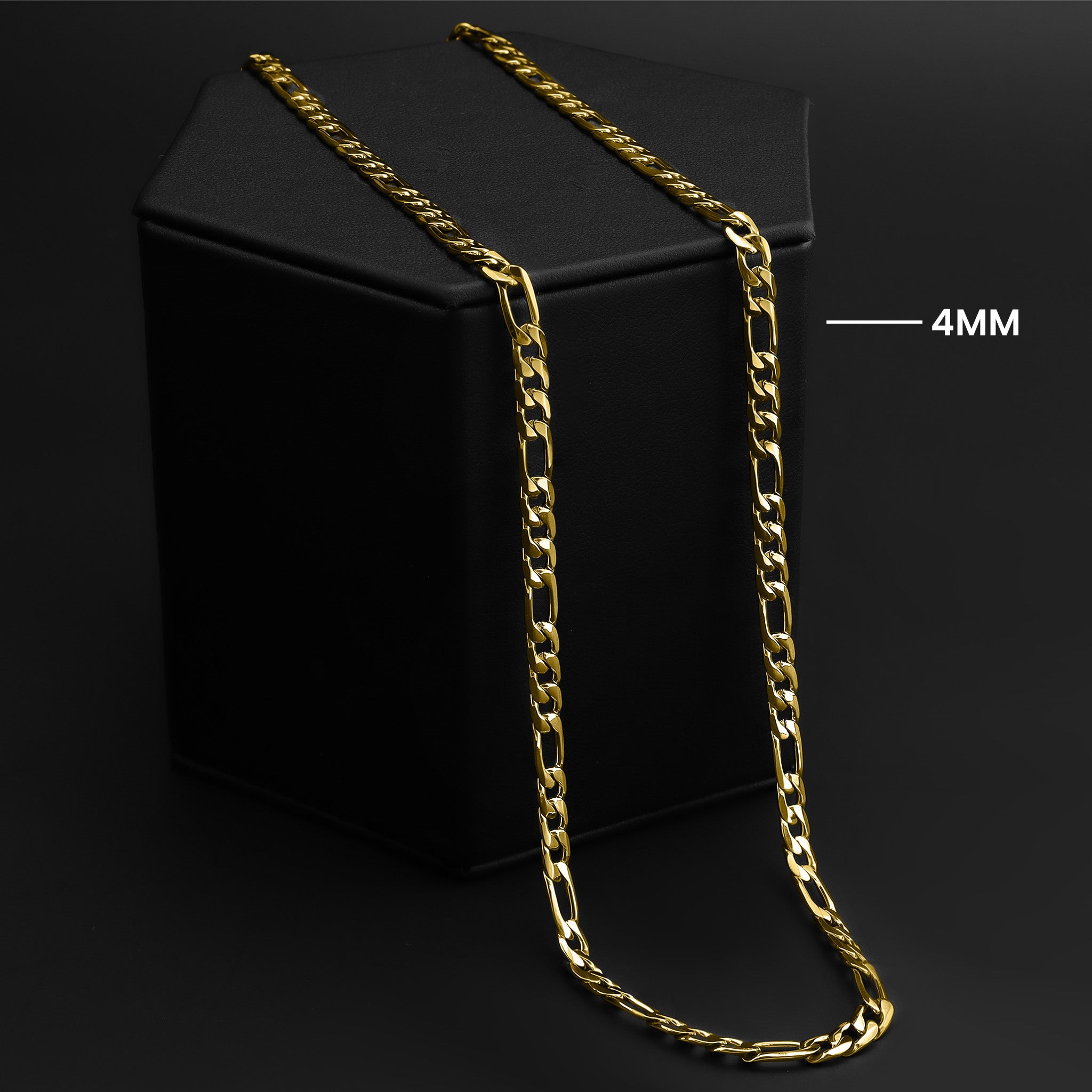 Gold Figaro Chain Necklace – Biker Jewelry Shop
