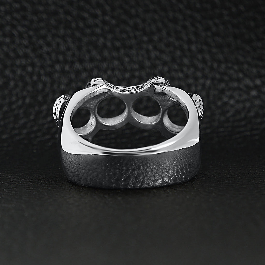 Stainless Steel Polished Attitude Adjuster Unisex Ring