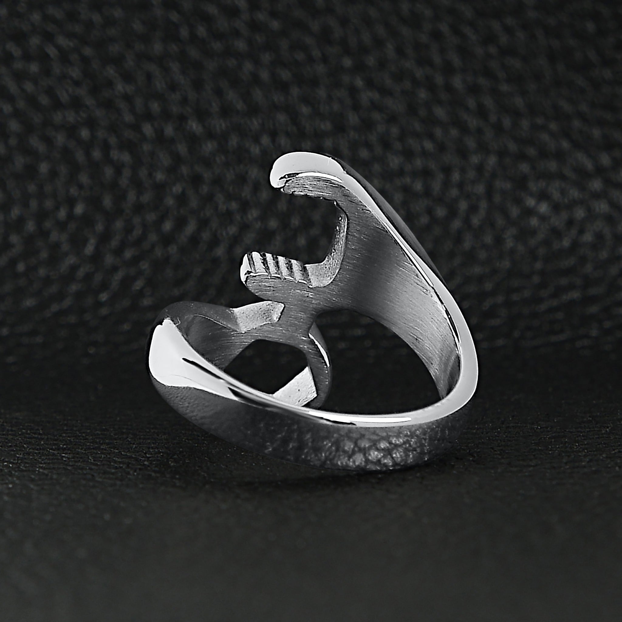 Stainless Steel Wrench Unisex Ring – Biker Jewelry Shop